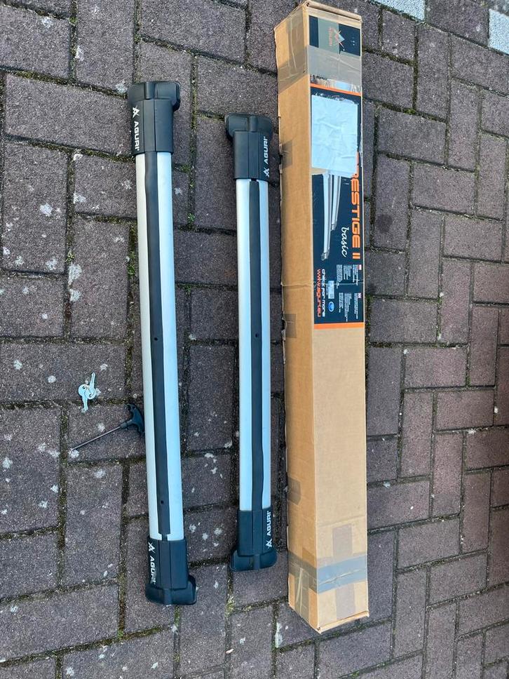 Aguri Prestige 2 Basic dakdragers - Gebruikt, Auto diversen, Dakdragers, Gebruikt, Ophalen of Verzenden
