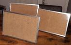 Drie fotolijsten met aluminium rand 31x21cm, Minder dan 50 cm, Metaal of Aluminium, Ophalen of Verzenden, Zo goed als nieuw