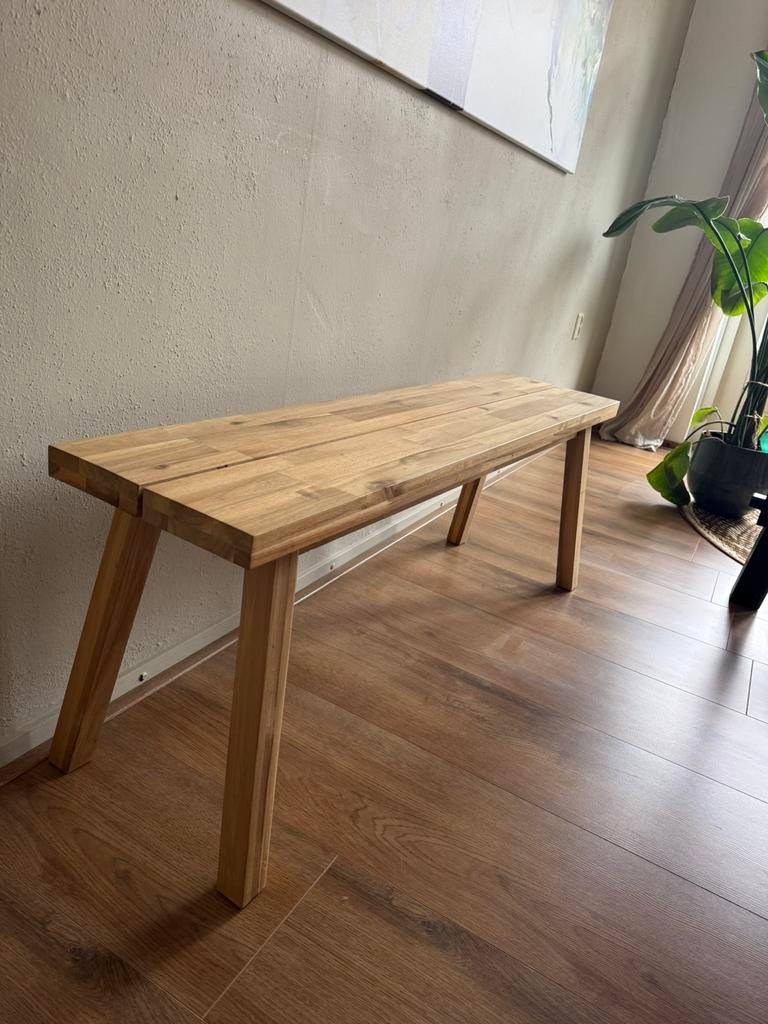 Zit bankje 120x30, Ophalen, Zo goed als nieuw, Rechthoekig, 50 tot 100 cm