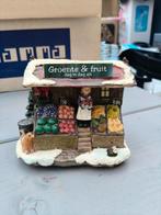 Kerstdorp Groente en Fruit Kraam lemax, Ophalen of Verzenden, Zo goed als nieuw, Versiering, Kerst of Sinterklaas