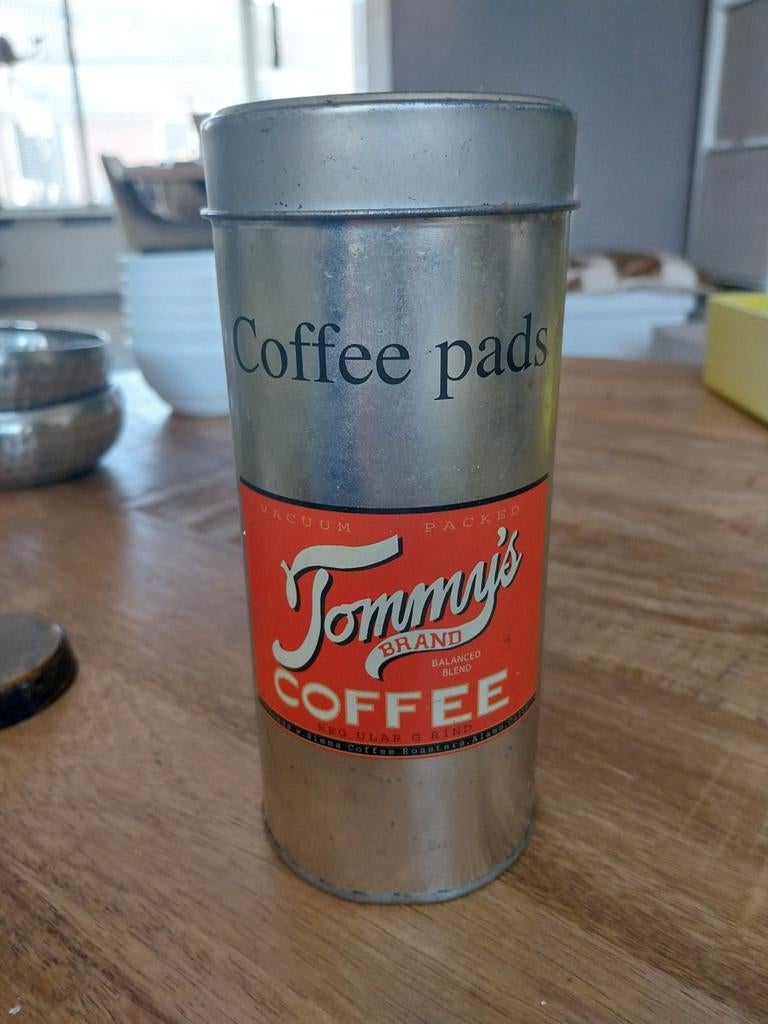 BewaarBlik voor koffiepads met handige 'lift', Ophalen, Gebruikt