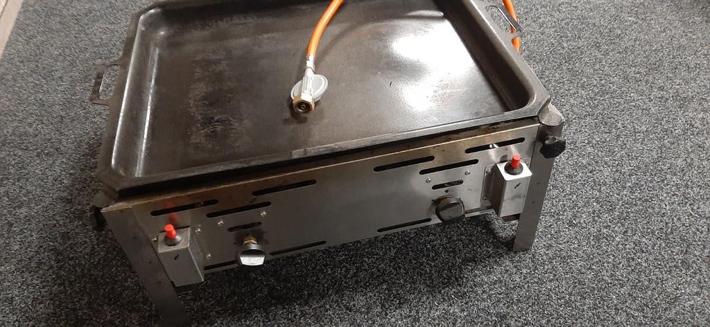 Hendi maxi grill bakplaat met volle gasfles, Ophalen of Verzenden