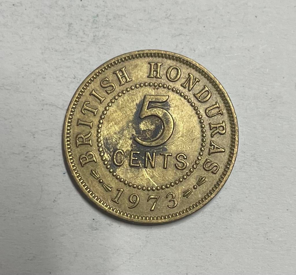 5 cent Honduras 1973, Postzegels en Munten, Munten | Amerika, Ophalen of Verzenden, Zuid-Amerika