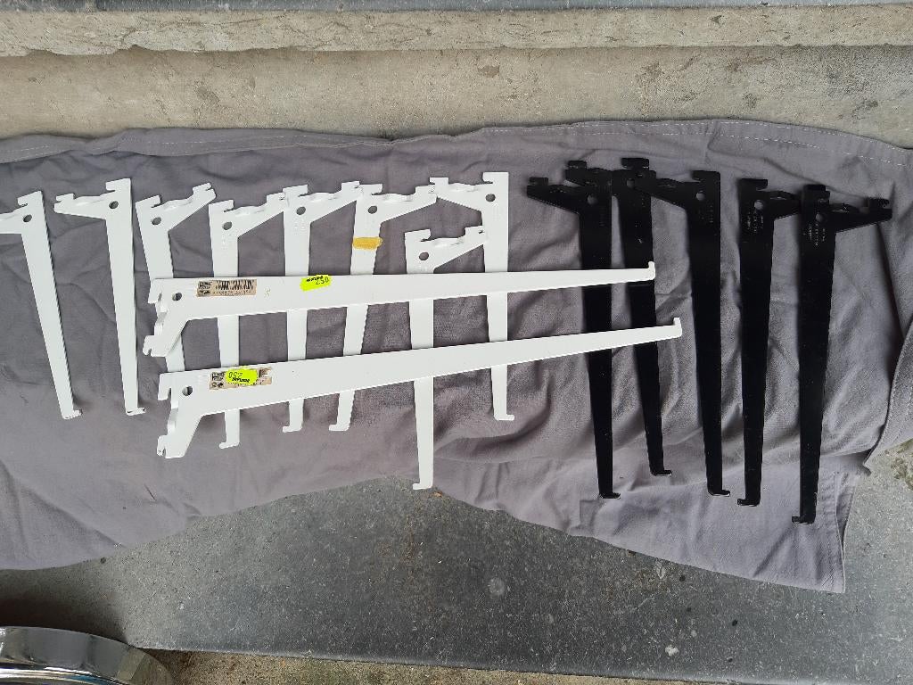 Handson plankdragers, steunen, reels, wit, heel veel grote, Ophalen, Met plank(en), Gebruikt, Overige materialen