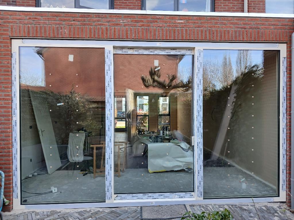 Aluminium schuifpui - MOET WEG, Doe-het-zelf en Verbouw, Kozijnen en Schuifpuien, Ophalen, 225 cm of meer, Inclusief glas, Nieuw