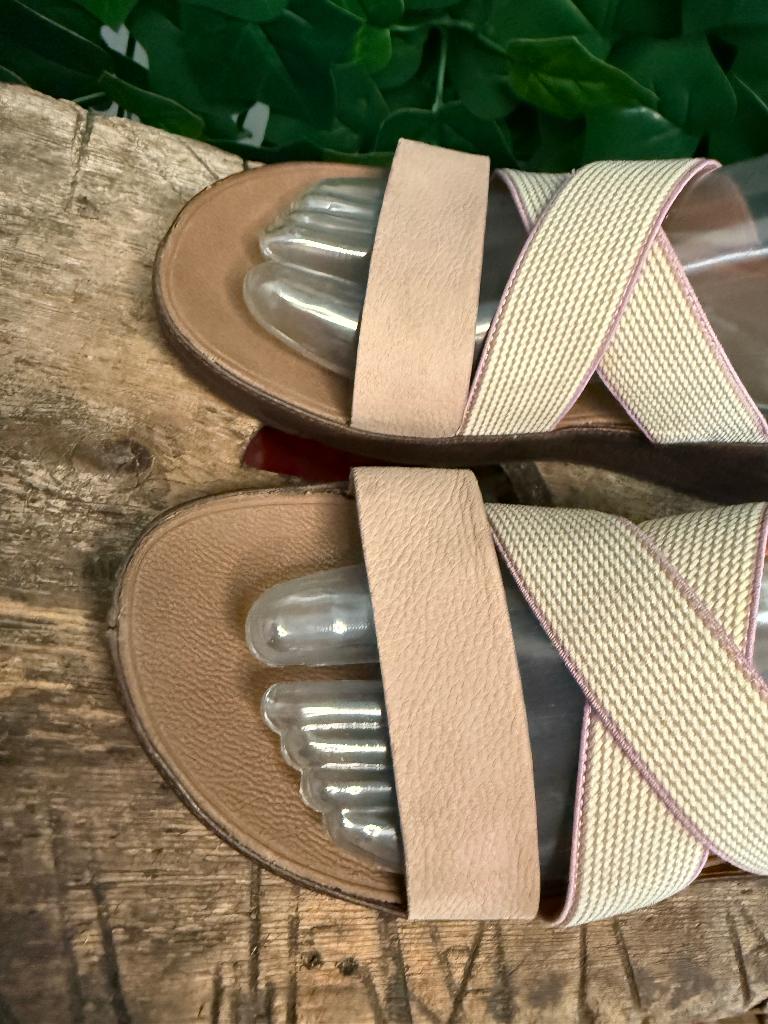 zo goed als nieuw sandalen van Fitflop maat 40, Fitflop, Bruin, Zo goed als nieuw, Fitflop