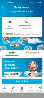 Efteling spaarzegels (3/4) en volle spaarkaarten (34), Verzenden