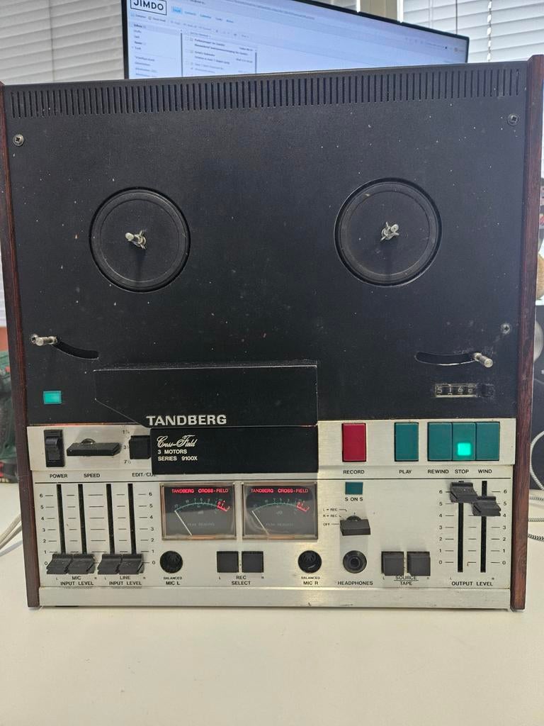 Tandberg 9100x met nakijkwerk, Audio, Tv en Foto, Ophalen of Verzenden