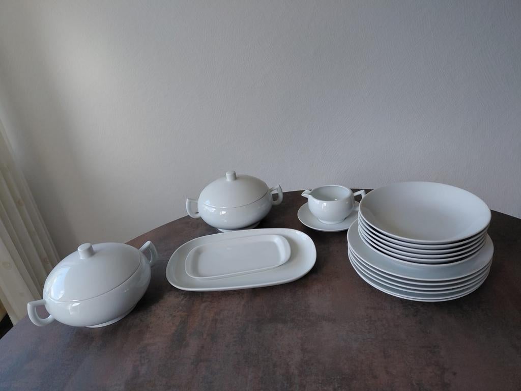 Wit Arzberg servies, Ophalen, Porselein, Overige stijlen, Compleet servies