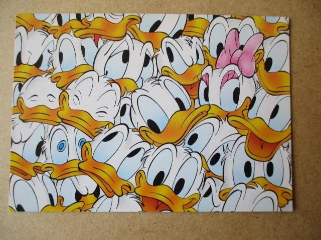 adv10174 donald duck ansichtkaart 2, Verzamelen, Ophalen, Donald Duck, Gebruikt, Overige typen