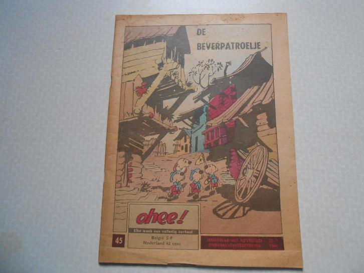 Ohee 45 De Beverpatroelje 1964., Boeken, Stripboeken, Zo goed als nieuw, Eén stripboek, Ophalen of Verzenden