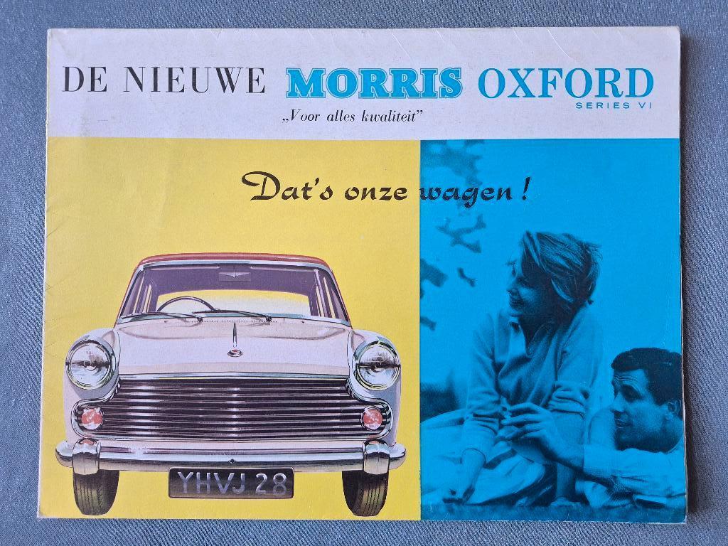 Brochure MORRIS OXFORD Series VI - 1961 NL, Verzenden, Gelezen, Overige merken