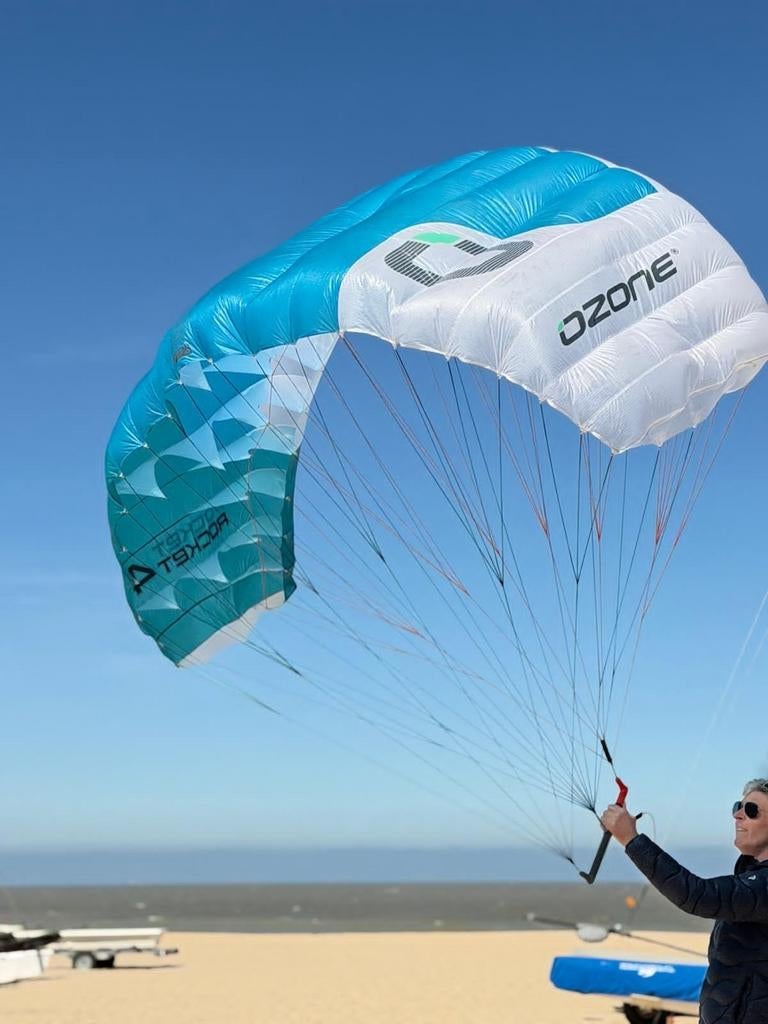 Parawing ozone 4,3 pocket rocket, Geen board, Ophalen, Zo goed als nieuw