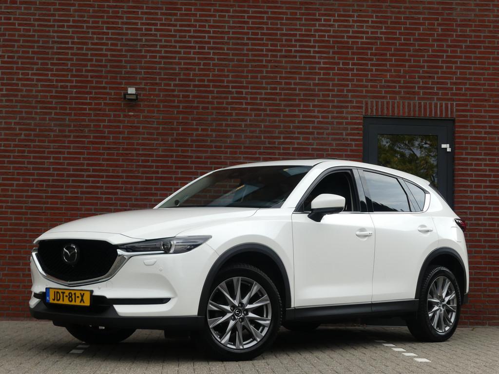 Mazda CX-5 2.5 SkyActiv-G 194 Signature / Schuifdak, Auto's, Mazda, 4 cilinders, 2000 kg, Wit, Bedrijf