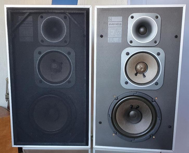 Luidsprekers JAMO Svenska, Audio, Tv en Foto, Luidsprekers, Gebruikt, Front, Rear of Stereo speakers, 60 tot 120 watt, Jamo, Ophalen of Verzenden