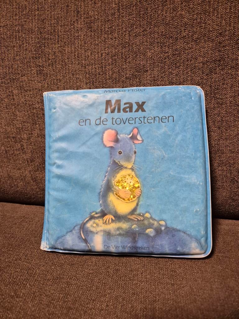 Max en de toverstenen badboekje, Boeken, Ophalen of Verzenden, Gelezen, Marcus Pfister, 1 tot 2 jaar