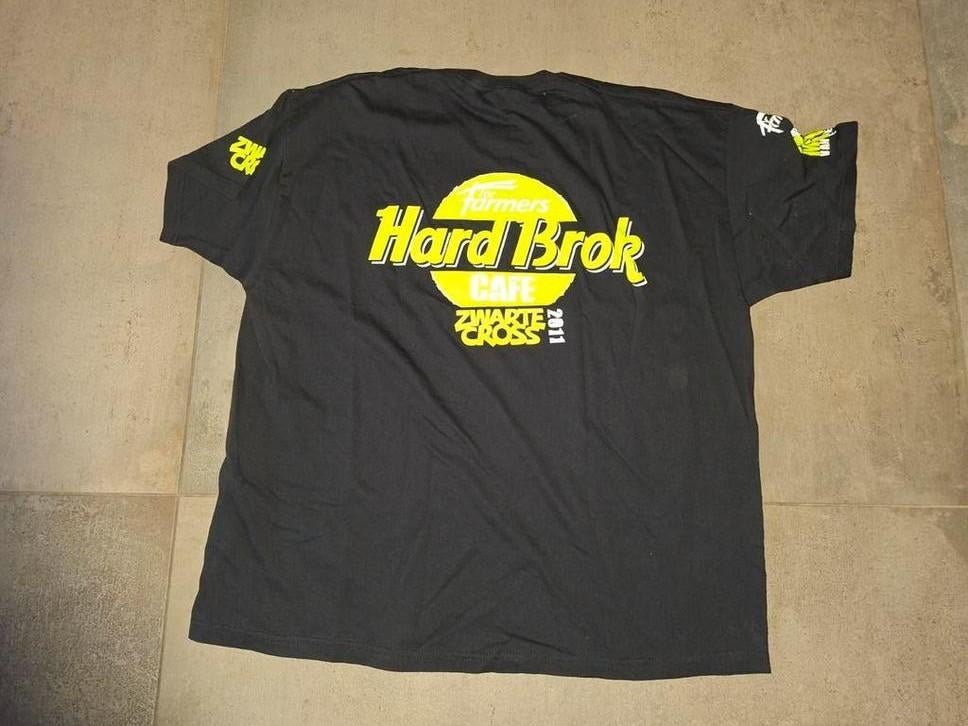 Zwarte Cross 2011 Hard Brok Cafe T-shirt, Kleding | Heren, T-shirts, Gedragen, Overige maten, Zwart, Ophalen of Verzenden