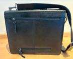 Leren Laptop Attaché Tas, Overige merken, Zwart, Ophalen of Verzenden, Zo goed als nieuw