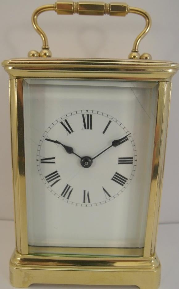 Reisklok met slagwerk, Antiek en Kunst, Antiek | Klokken, Verzenden