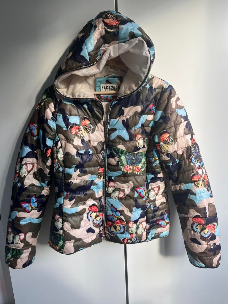 Fleurige jas maat M, Ophalen of Verzenden, Zo goed als nieuw, Maat 38/40 (M)