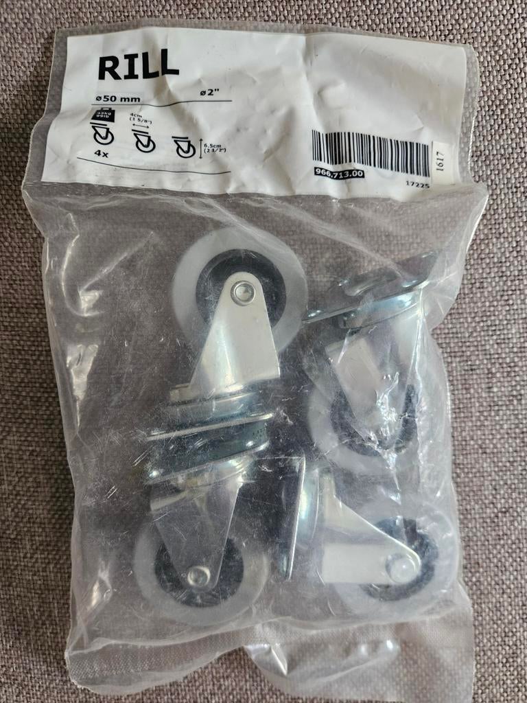 4 wielen Rill van Ikea, Doe-het-zelf en Verbouw, Ophalen, Nieuw