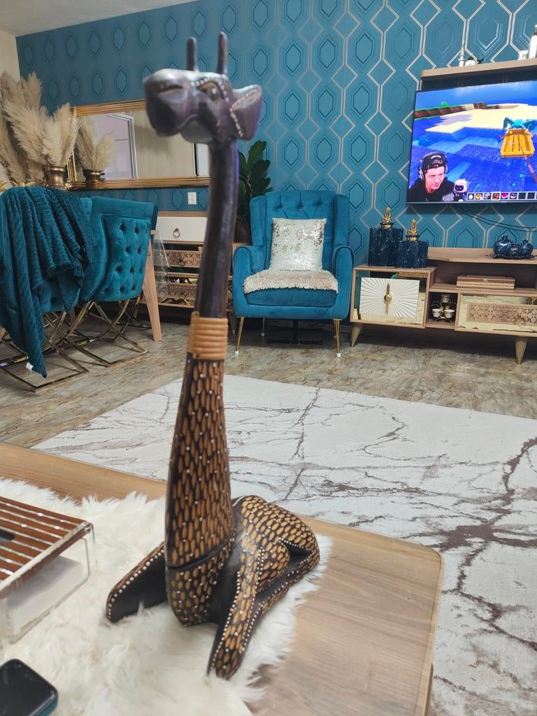 Giraffe Prachtige van hout, Ophalen of Verzenden, Krabpaal
