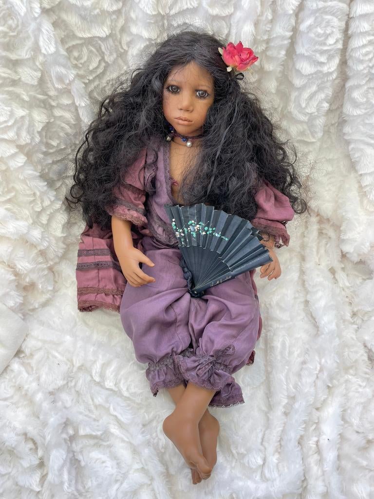 Annette Himstedt Aura, limited edition 60cm., Verzamelen, Poppen, Ophalen of Verzenden, Gebruikt, Pop, Levensecht of Reborn