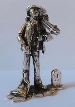 Uit inboedel: Massieve sterling menukaartenhouder, incl verz, Verzenden, Zilver