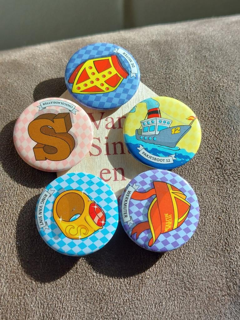 Sinterklaas buttons, Diversen, Ophalen of Verzenden