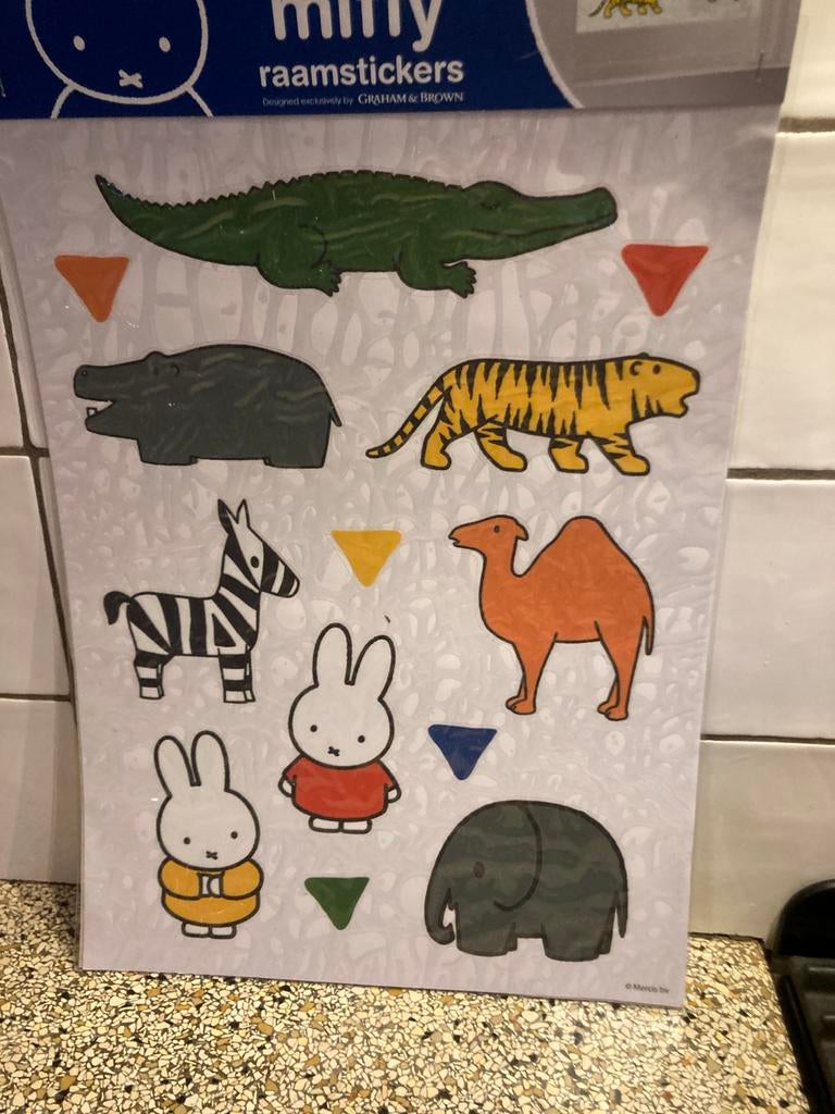 Nijntje Raam stikkers, Ophalen of Verzenden, Nieuw