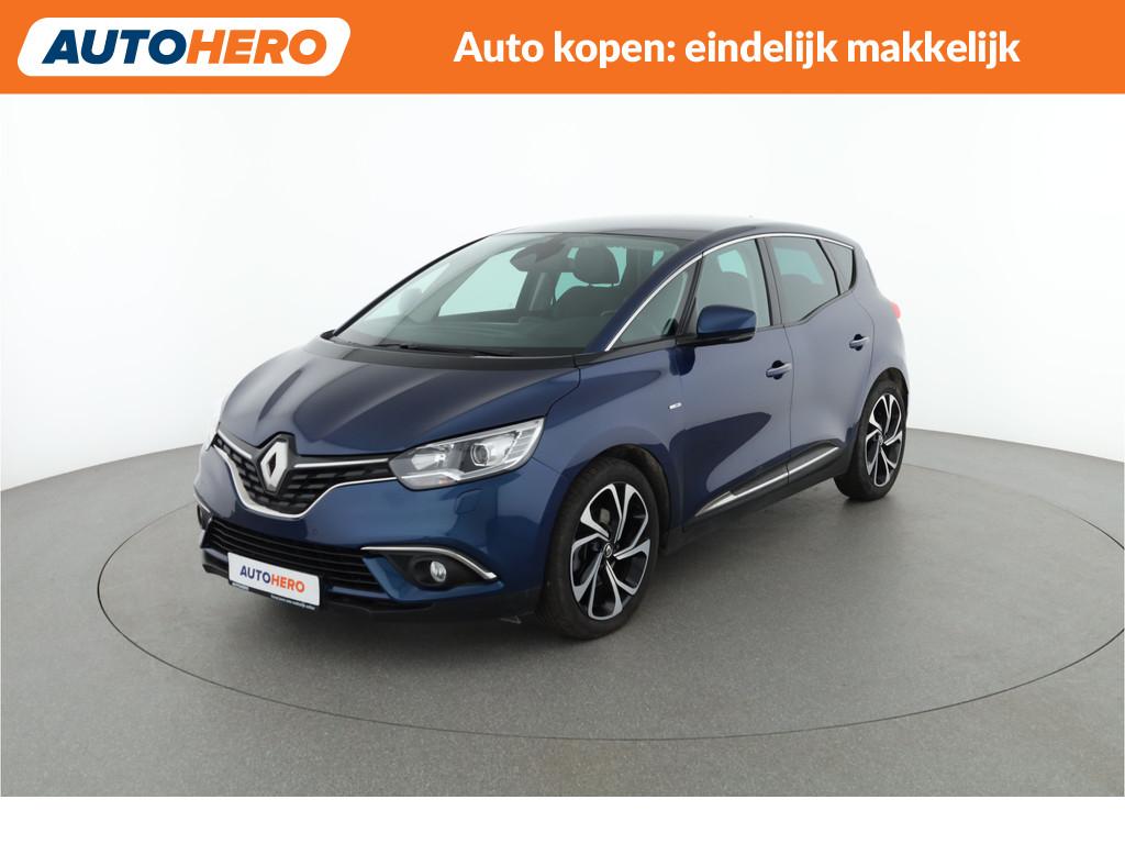 Renault Scénic 1.3 TCe Bose |FJ66244| (bj 2020, automaat), 4 cilinders, Met garantie (alle), Blauw, Leder en Stof