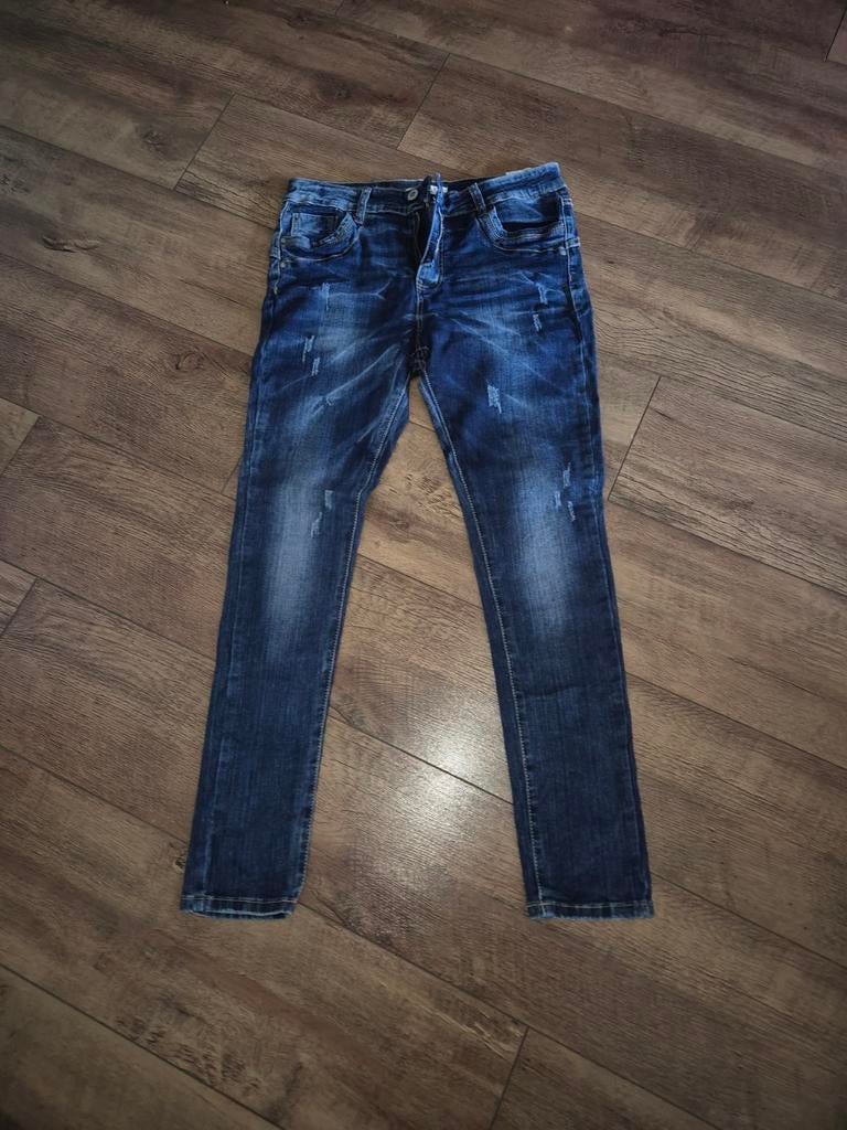 Merk Jewelly Jeans - Nieuw, Maat 38, Super Stretch, Blauw, Nieuw, W30 - W32 (confectie 38/40), Jewelly