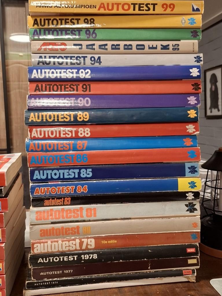 Autotest Boeken - Diverse Jaargangen (1978-2009), Ophalen