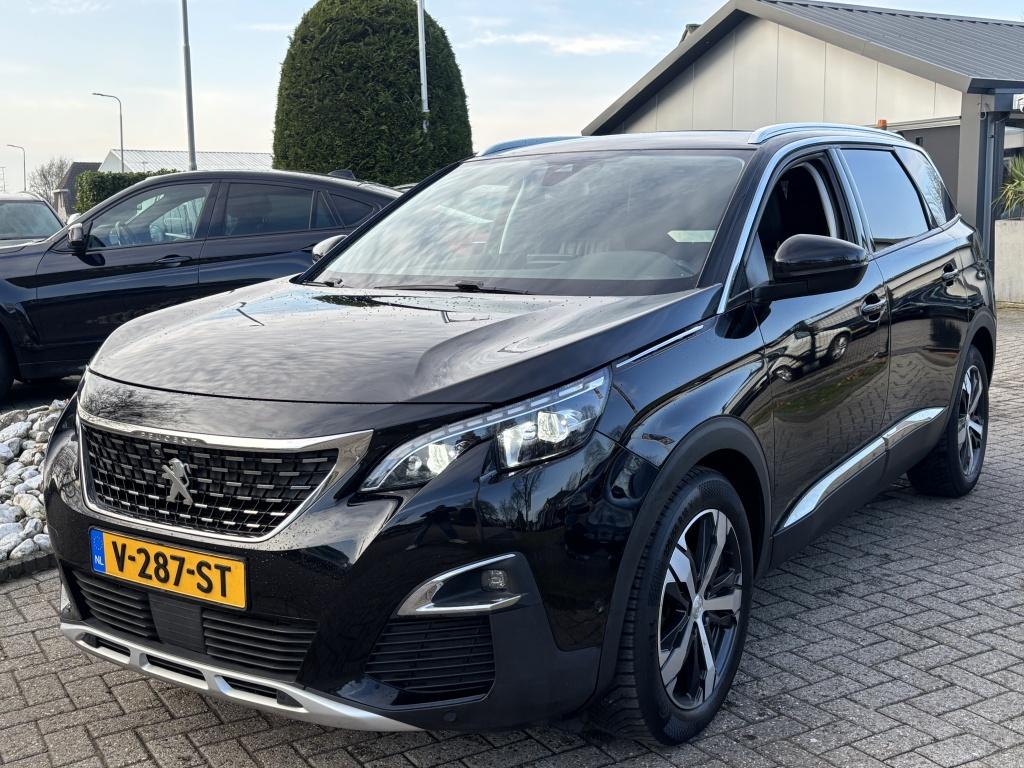 Peugeot 5008 2.0 HDI 2017 Grijs Kenteken 2017 Trekhaak, Auto's, Bestelauto's, 21 km/l, Stoelverwarming, Gebruikt, 4 cilinders