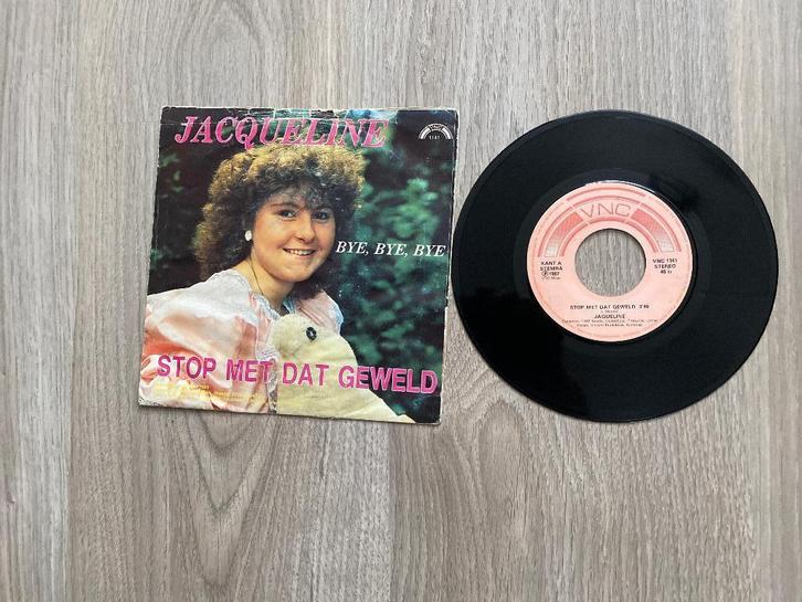 Jacqueline Stop met dat geweld, Cd's en Dvd's, Vinyl Singles, Gebruikt, Single, Nederlandstalig, 7 inch, Verzenden