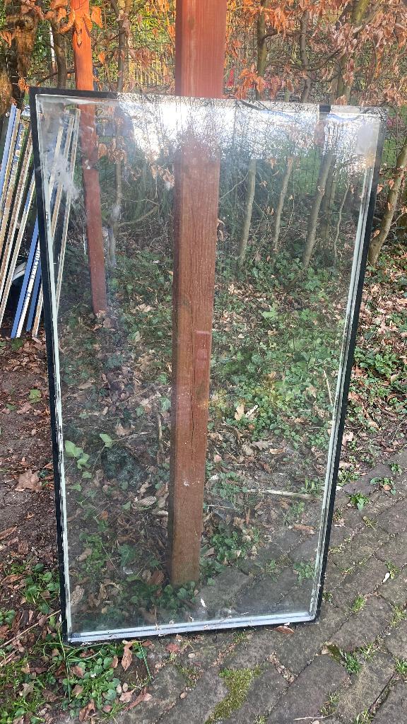 glasplaat dubbel glas, Doe-het-zelf en Verbouw, Glas en Ramen, Ophalen, Gebruikt, Minder dan 80 cm, 80 tot 120 cm
