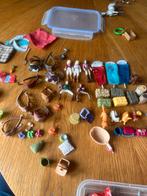 Grote set Schleich paarden, veulens en manege accessoires, Ophalen, Gebruikt