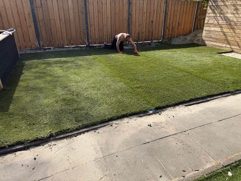 Kunstgras 5x2 meter, Tuin en Terras, Gras en Kunstgras, Ophalen of Verzenden, Gebruikt, 10 tot 20 m², Kunstgras