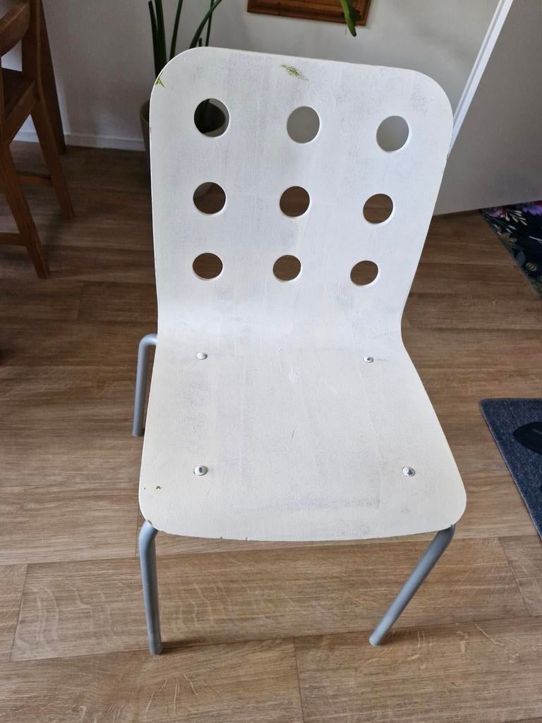 Ikea stoel, Huis en Inrichting, Stoelen, Ophalen, Gebruikt, Wit, Eén