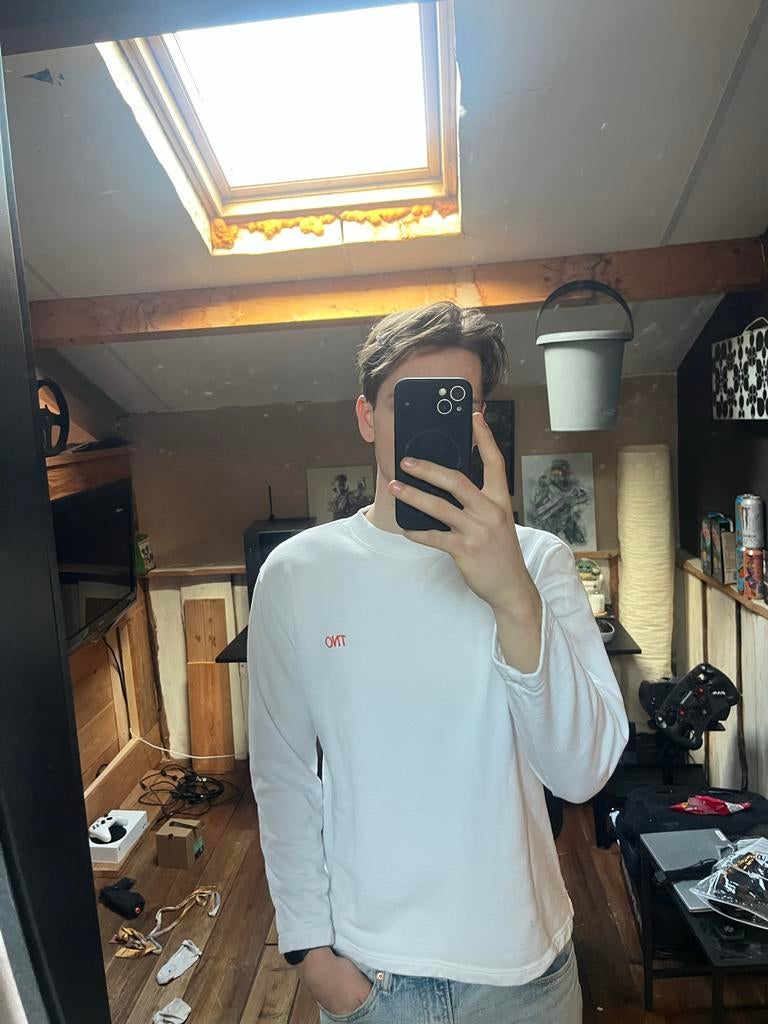 Wit TNO sweater, Ophalen of Verzenden, Gedragen, Maat 48/50 (M), Wit