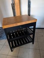 Mooi slagersblok / keukenblok met lade, Ophalen