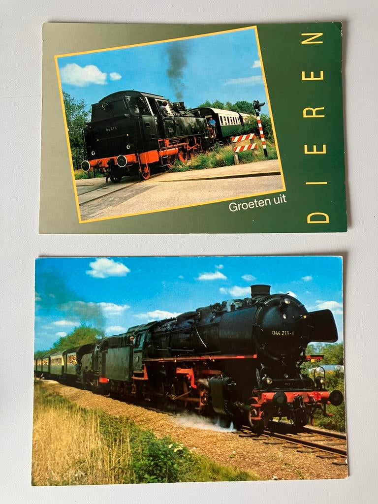 5 ansichtkaarten VSM, Ophalen of Verzenden, Zo goed als nieuw, Trein, Kaart of Prent