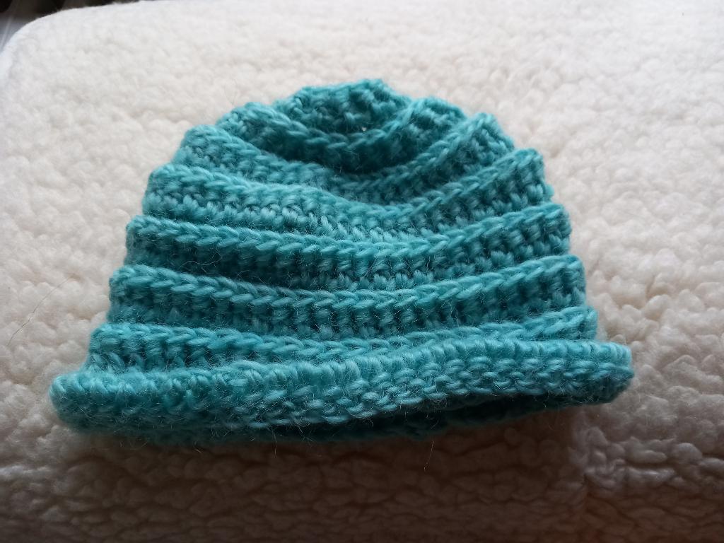 gehaakte muts boho muts 100 % wol schapenwol handwerk NIEUW, Ophalen of Verzenden, Nieuw