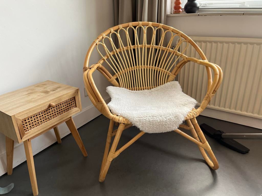 SuperLeuke rotan stoel - babykamer, Ophalen, Gebruikt, Overige kleuren, Eén