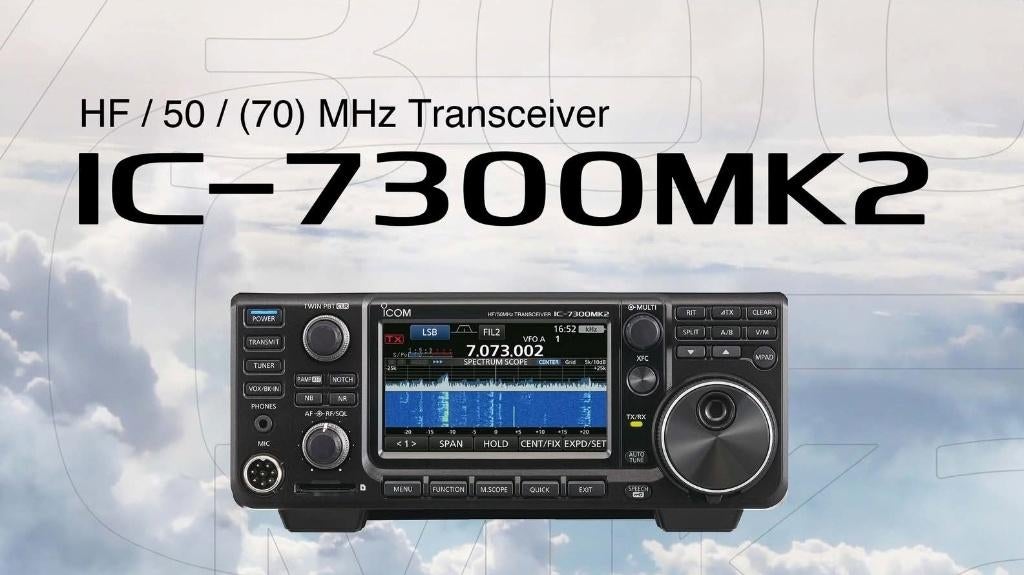 ICOM IC-7300 MK2 van 27-02-2026 [ RUIL OF INRUIL KAN ], Telecommunicatie, Zenders en Ontvangers, Zo goed als nieuw, Zender en Ontvanger