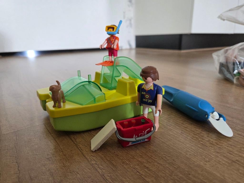 3656 playmobil waterfiets, Ophalen of Verzenden, Zo goed als nieuw, Complete set