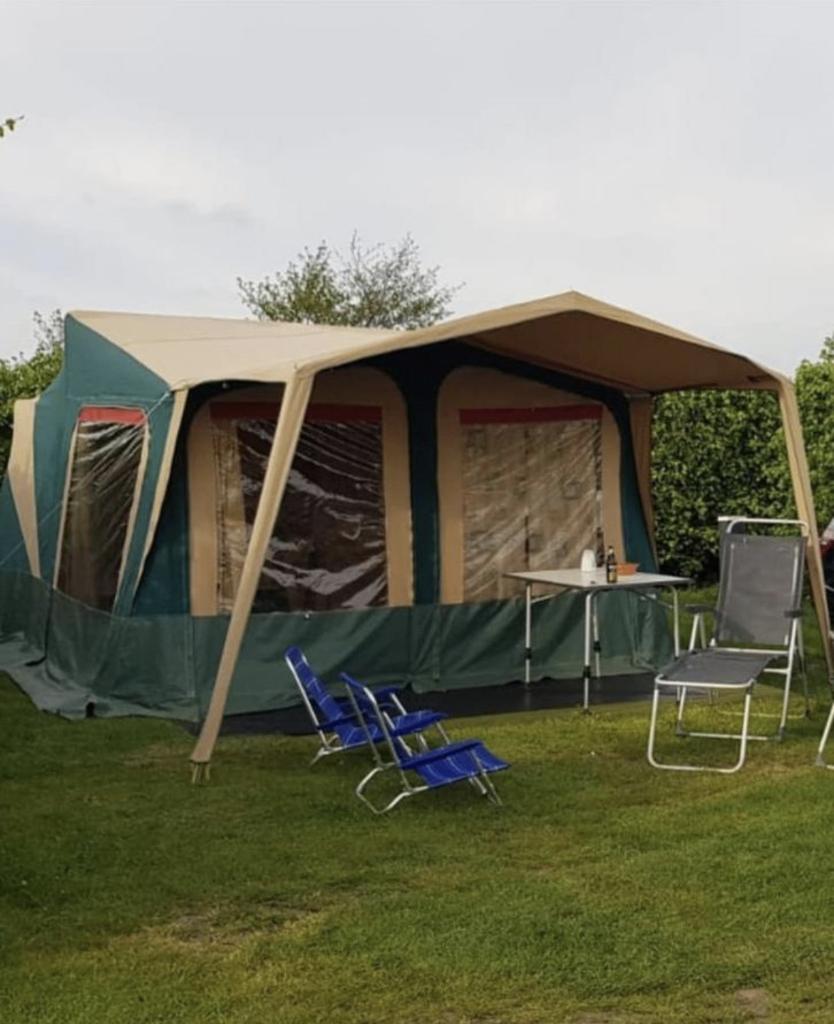 Trigano Odyssee Vouwwagen (4 pers) – Compleet & Instapklaar!, Caravans en Kamperen, Vouwwagens, Ophalen, Trigano, Meerkleurig