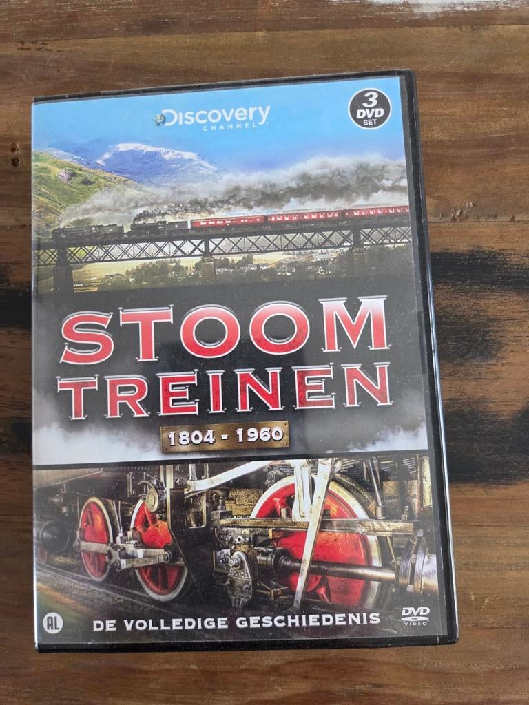 Stoomtreinen 1804-1960 3 dvd set, Cd's en Dvd's, Alle leeftijden, Ophalen of Verzenden, Zo goed als nieuw, Natuur