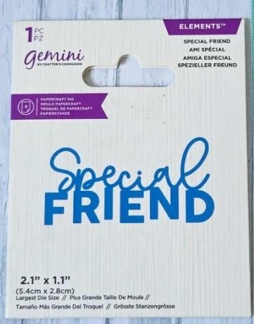 Crafter's Companion Gemini Elements Special Friend die, Ophalen of Verzenden, Nieuw, Overige thema's