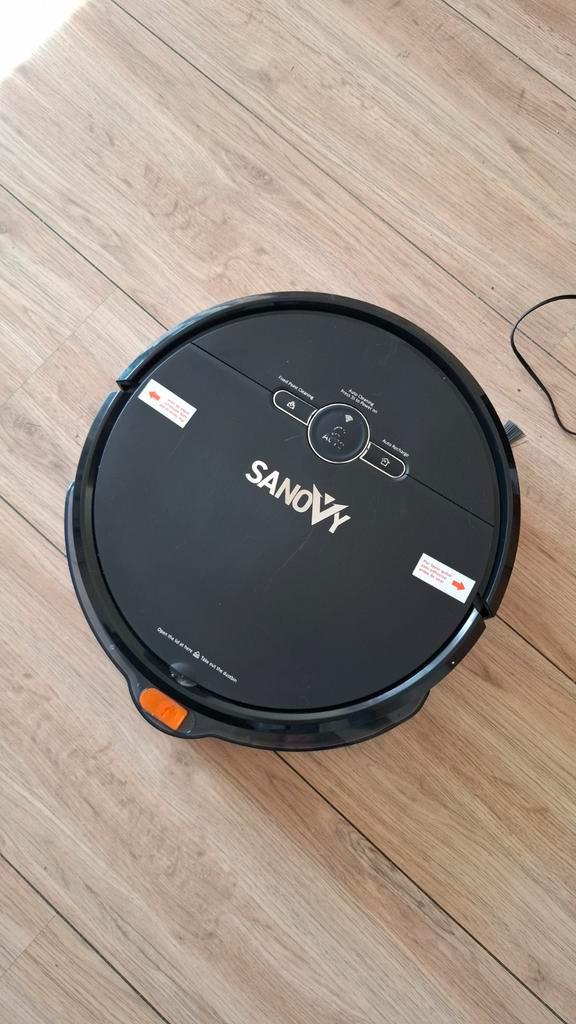 Sanovy Robotstofzuiger met dweilfunctie, Witgoed en Apparatuur, Stofzuigers, Gebruikt, Robotstofzuiger, Minder dan 1200 watt, Reservoir